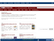 Tablet Screenshot of letteratura.tesionline.it